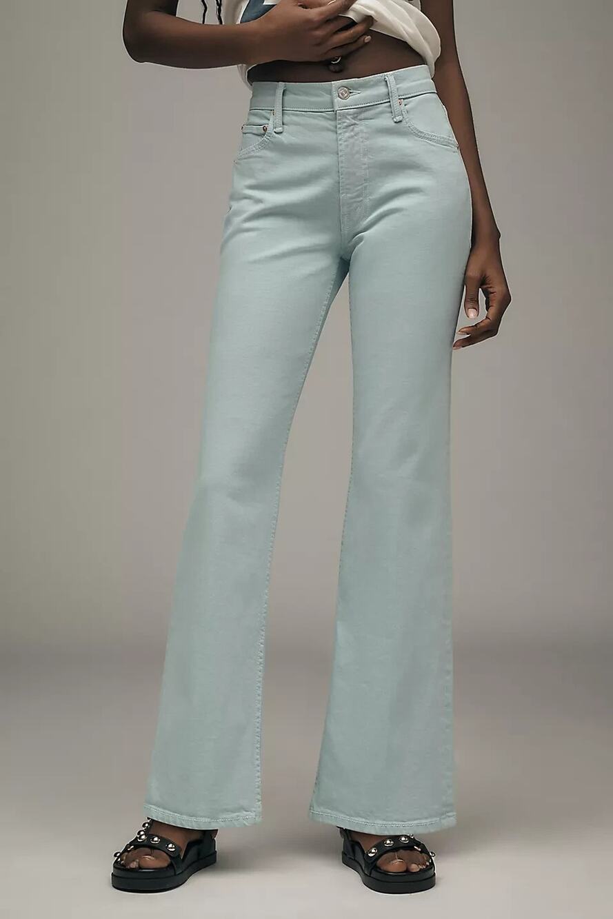 MOTHER The Bookie Flood High-Rise Bootcut Y2K Jeans Size 24 A011231